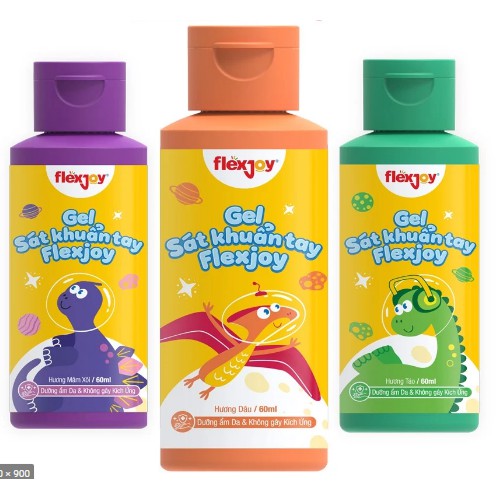 Gel sát khuẩn tay Flexjoy - Sạch khuẩn 99.99%, Không gây kích ứng da