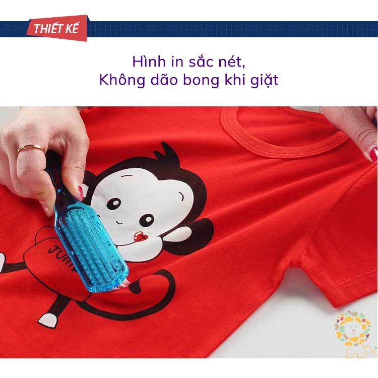 Quần áo trẻ em mùa hè đồ bộ cộc tay bé trai chất cotton mẫu mới mùa hè 2023