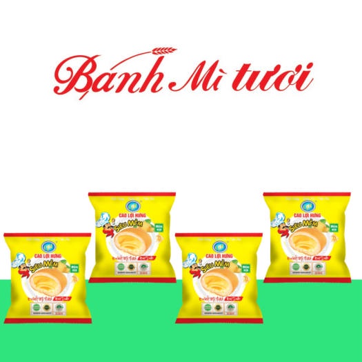 Combo 10 Bánh Mì Tươi Bơ Sữa Siêu Mềm Cao Lợi Hưng 57 g