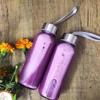 Bình Detox Thủy Tinh 300ml / 500ml - Chai Đựng Nước Thủy Tinh Có Dây Xách