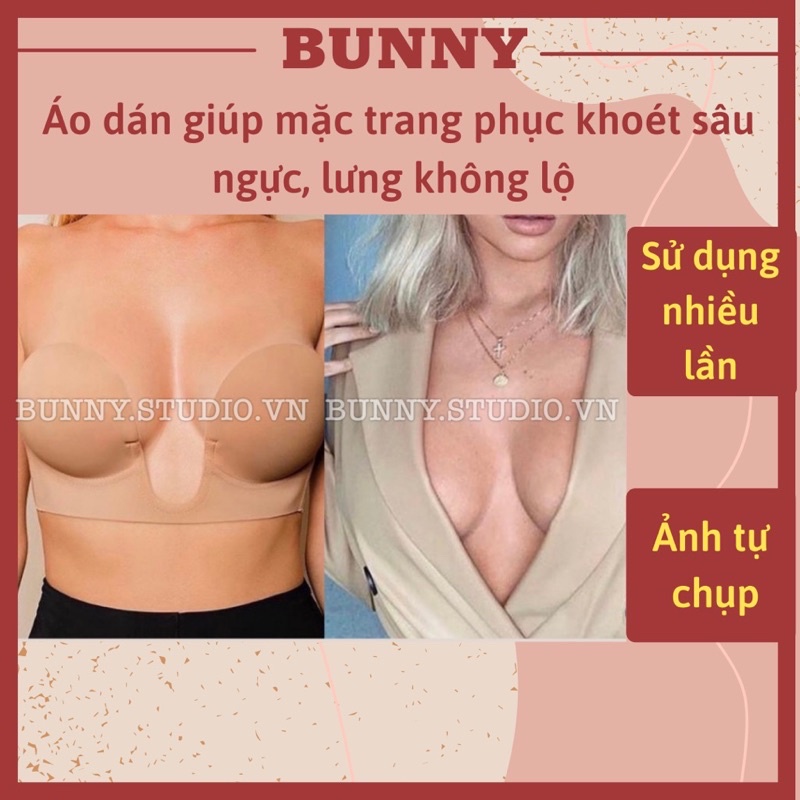 🆘Áo dán ngực P61 cải tiến chữ U giúp mặc được váy áo,khoét sâu ngực lưng không lộ
