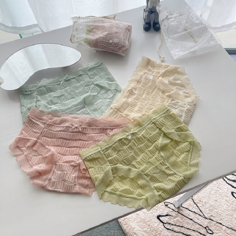 Quần lót nữ đúc su 2 lớp sù siêu mềm mịn thông hơi thoáng khí 1098