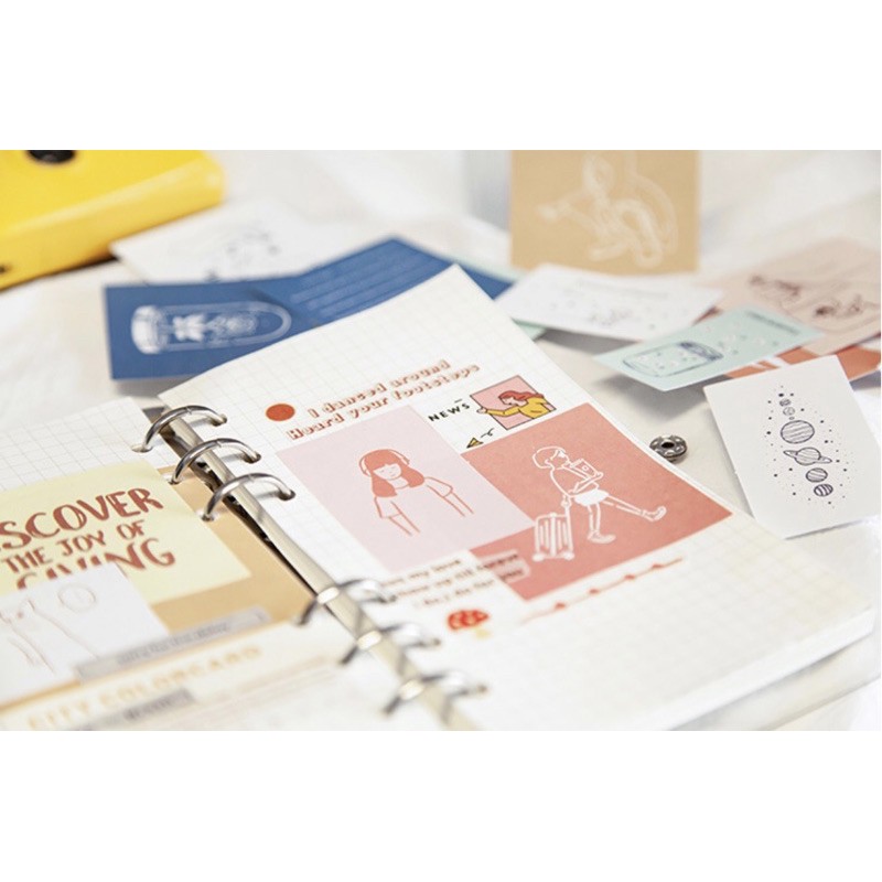 Sticker hoạt hình theo màu ST056