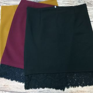 Chân váy phối ren