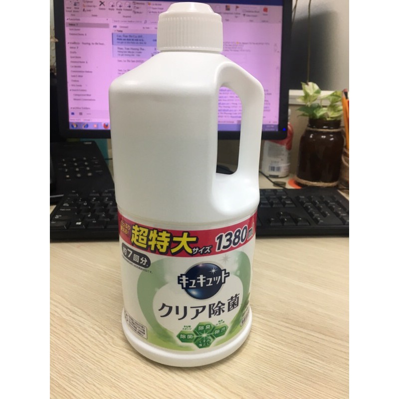 Nước rửa bát Kao 1380ml