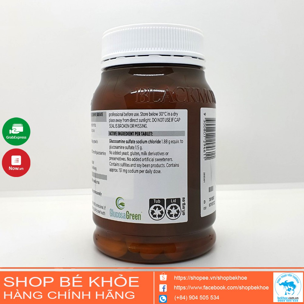 Glucosamine  Blackmores Sulfate 1500 One-A-Day - Viên uống xương khớp blackmores