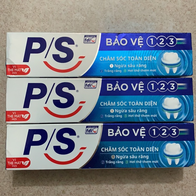 Kem đánh răng P/S 123 190g