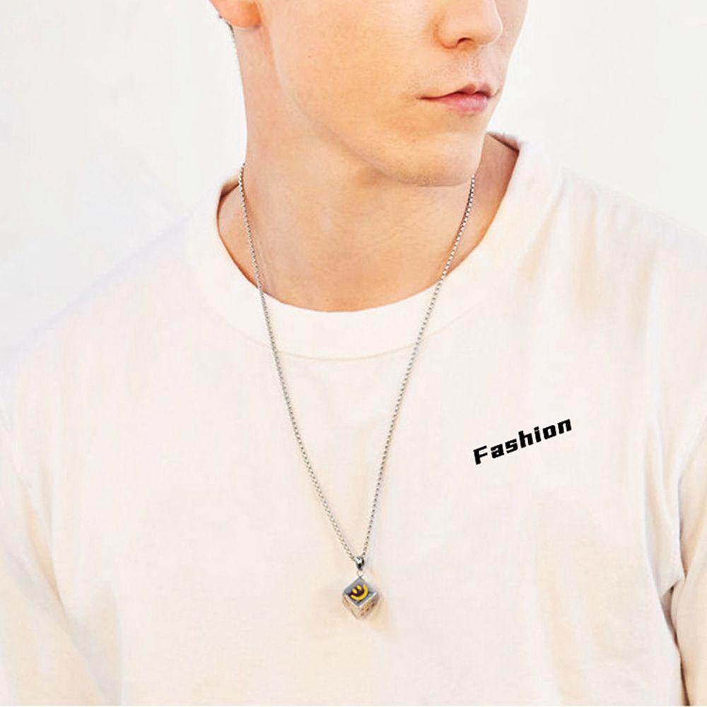 ANEMONE Vòng cổ Mặt Hình Gấu Phi Hành Gia Bằng Thép Không Gỉ Phong Cách Hàn Quốc