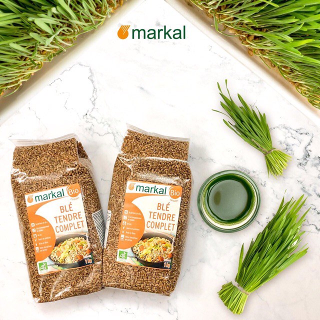 [Mã BMBAU50 giảm 7% đơn 99K] Hạt giống cỏ mèo cỏ lúa mì hữu cơ Markal 1kg