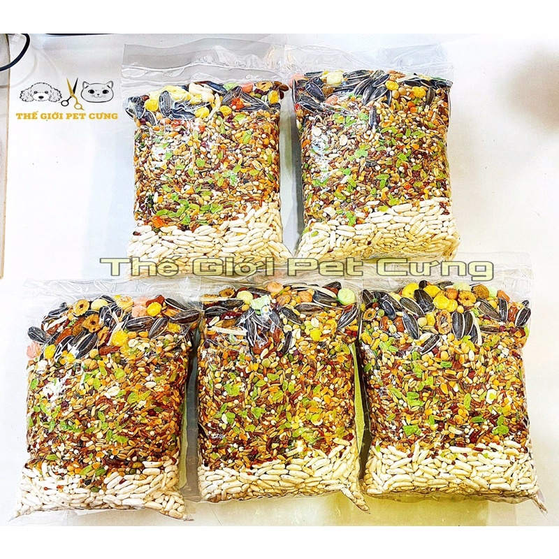 Combo Gói Thức Ăn Vỗ Béo Hamster Loại Ngon Nhất 500gr
