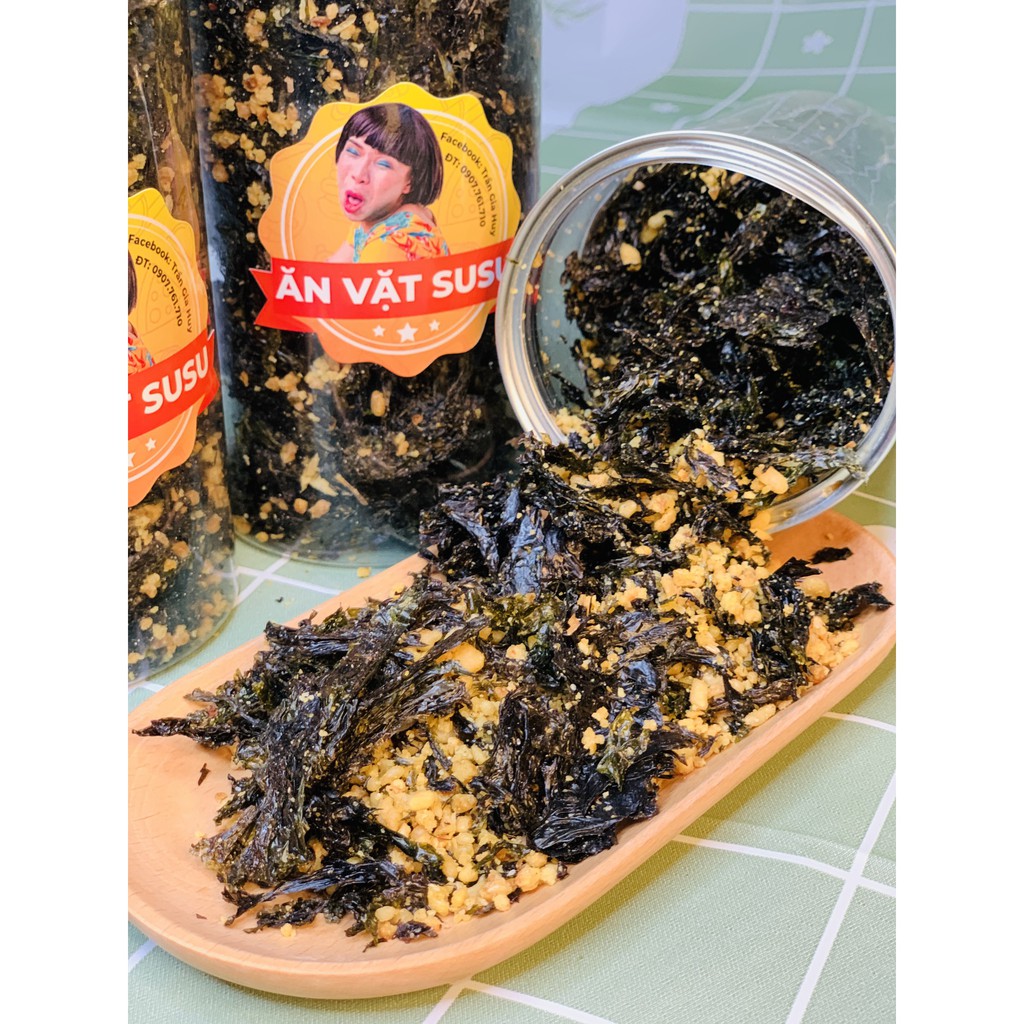 Rong Biển Cháy Tỏi Ăn Liền 150g | BigBuy360 - bigbuy360.vn