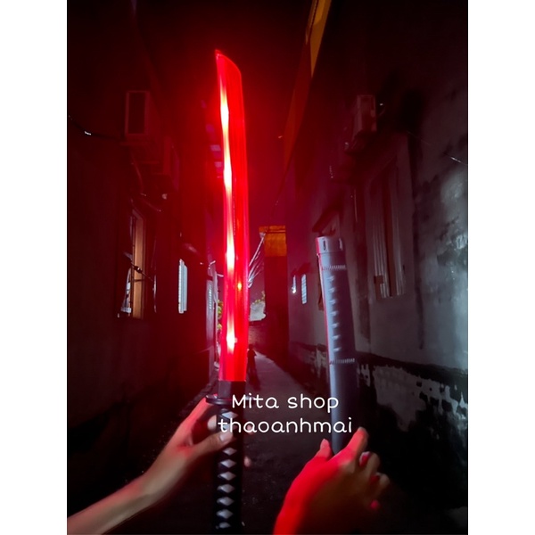 Đồ chơi trung thu Kiếm Nhật Takana phát sáng có nhạc, đèn Led - Hot trend 2022