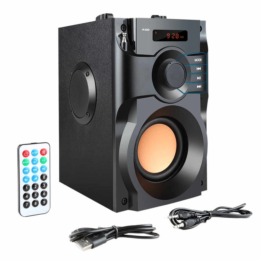Loa Bluetooth Cao Cấp Super Bass RS - A100 (có điều khiển từ xa)