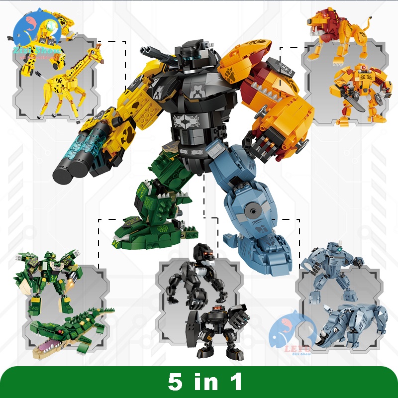 Đồ Chơi Lắp Ráp Lego Robot Biến Hình Sáng Tạo Cho Bé