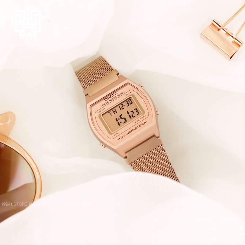 Đồng hồ nữ dây thép CASIO B640WMR-5A CHÍNH HÃNG 35mm