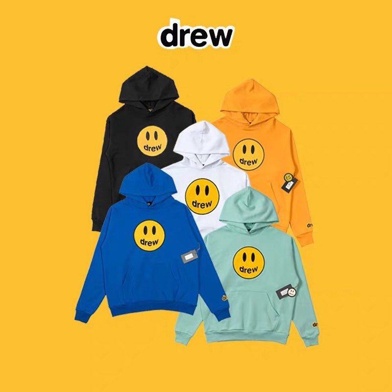 Áo nỉ Hoodie Drew house mặt cười  , áo nỉ bông hoodie unisex nam nữ | BigBuy360 - bigbuy360.vn