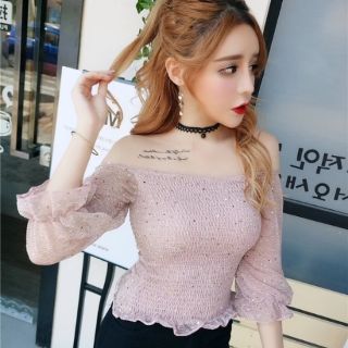 Áo nhũ trễ vai