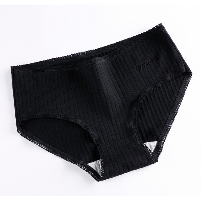 Quần Lót Nữ, Quần Chíp Nữ Cotton Gân Viền Siêu Đẹp QL04