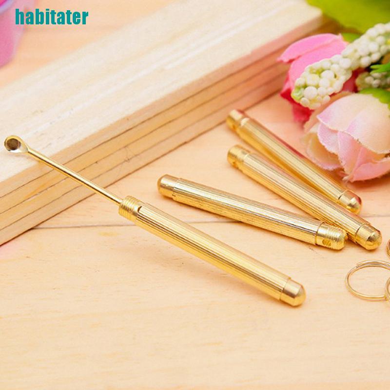 Dụng Cụ Lấy Ráy Tai Màu Vàng Gấp Gọn Tiện Dụng