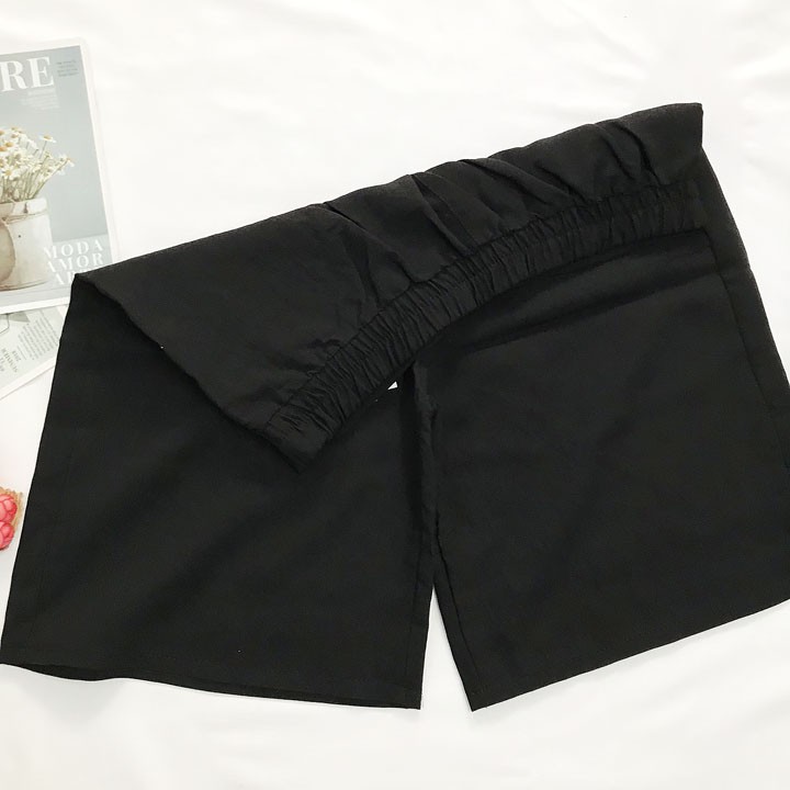 Quần lửng nữ từ 50-55kg vải thô mềm - QNU49