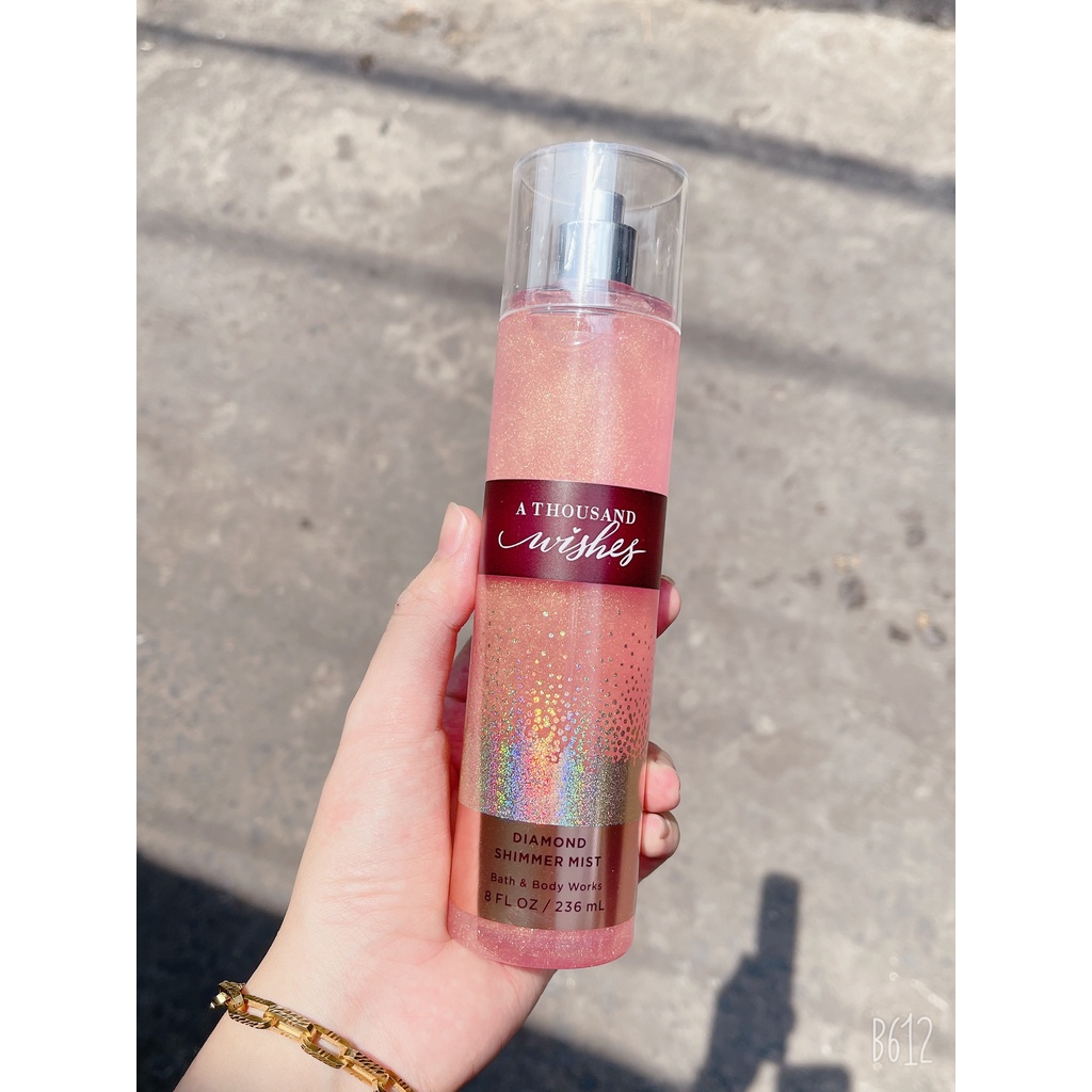 Xịt Body Mist Bath&Body mùi A Thousand Wishes 2 phiên bản - 236ml
