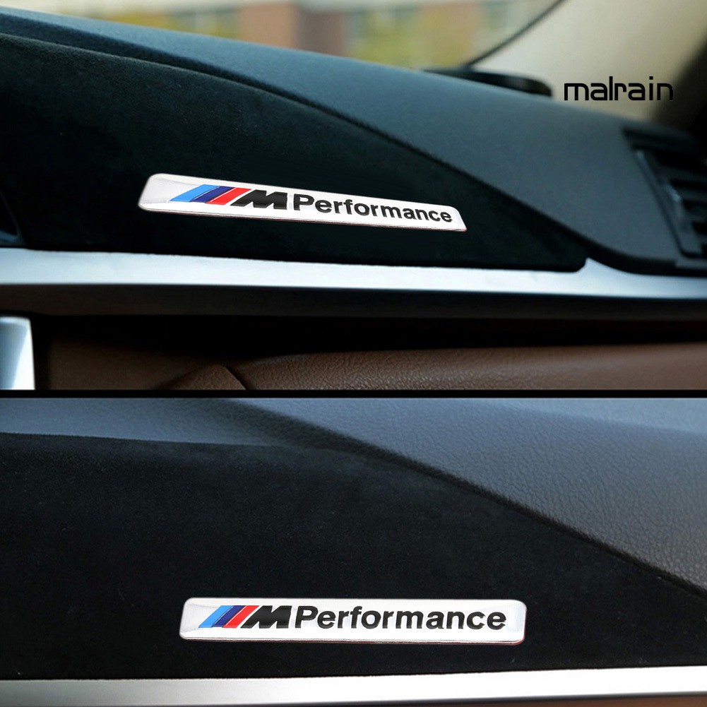 【VIP】M Performance Metal Logo Car Sticker  Emblem Badge Interior Decoration for BMW