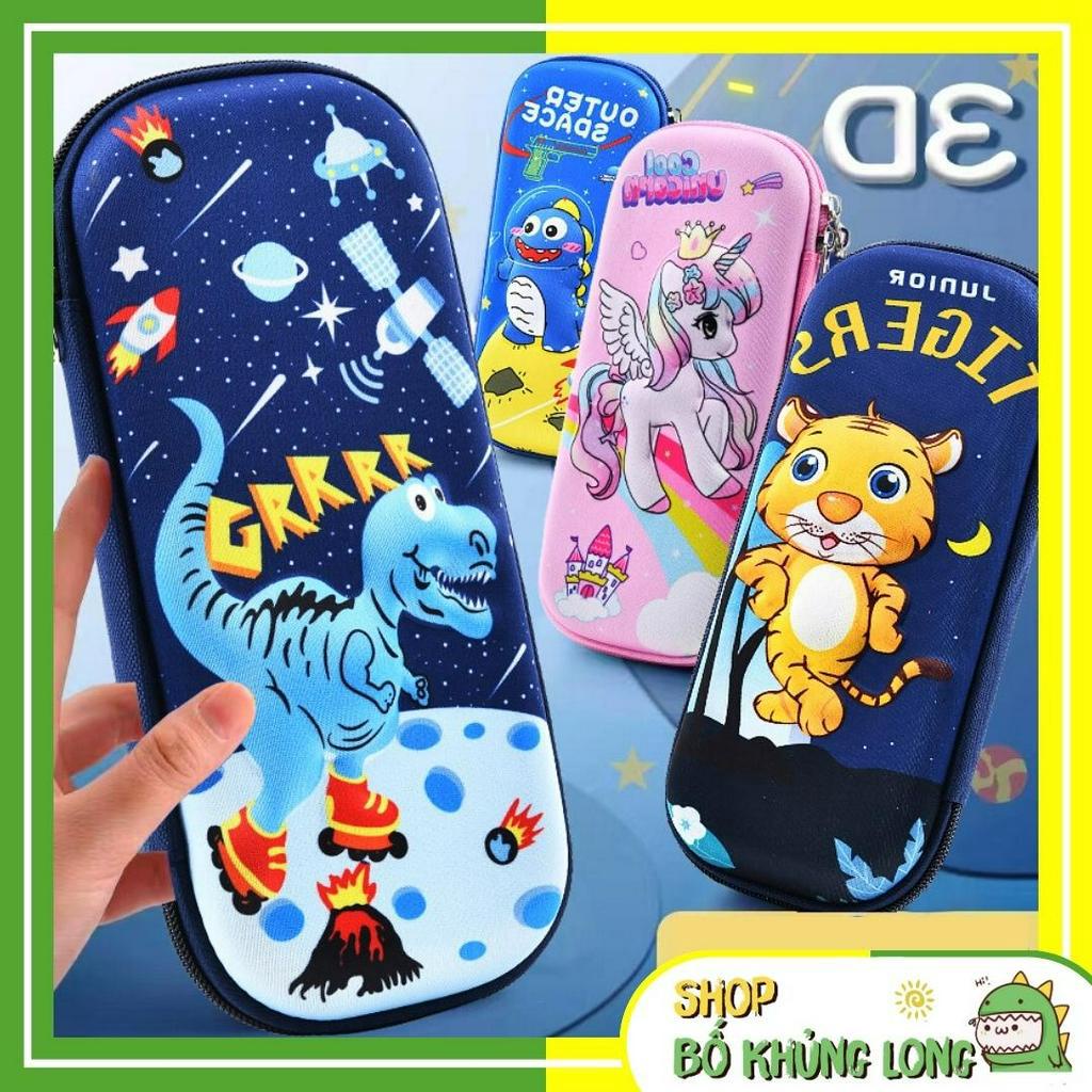 Hộp Bút 3D Họa Tiết Dễ Thương Cho Bé Yêu - BỐ KHỦNG LONG