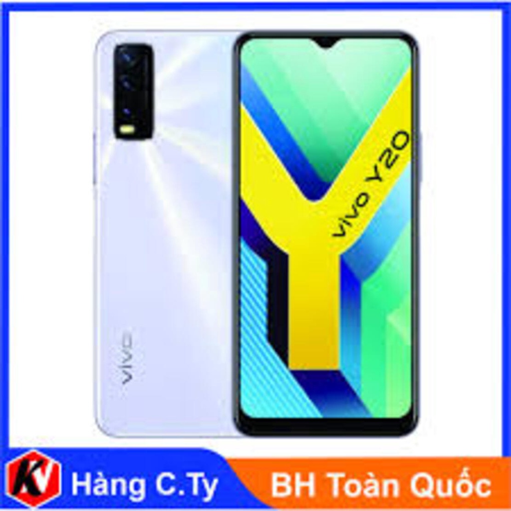 điện thoại Vivo Y20 2021 Chính Hãng 2sim ram 6/128G, Bộ vi xử lý: Helio P35, Màn hình: 6.51 inch, pin 5000mah - BBC 05