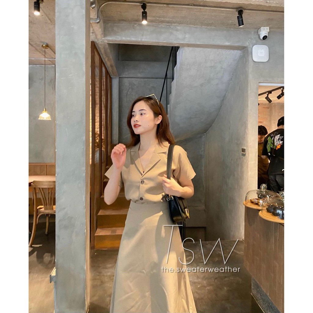 Set đồ nữ cá tính, set vest nữ, váy dài đi chơi sang chảnh mùa hè đẹp 8A00150 | BigBuy360 - bigbuy360.vn