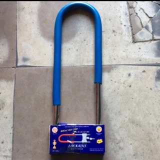 Khoá chữ U dài Việt Tiệp Hàng chính hãng 02313( dài khoá cửa kính cường lực )