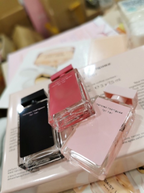 (cao cấp) Set Bộ Nước Hoa Narciso Rodriguez for her mini 3 chai chính hãng