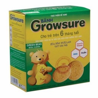 Bánh Growsure vị đậu xanh 168g