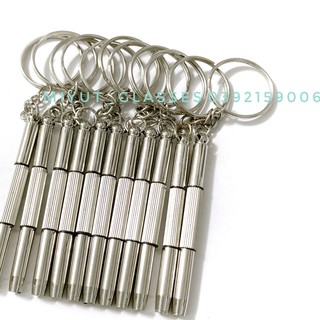 Bộ Tua Vít Mini 3 Trong 1 Có Móc Khóa Chuyên Dụng Sửa Chữa Mắt Kính Đồng Hồ