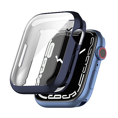 Ốp Case TPU Bảo Vệ Màn Hình Mạ Chrome cho Apple Watch Series 7 (Size 41mm/45mm).