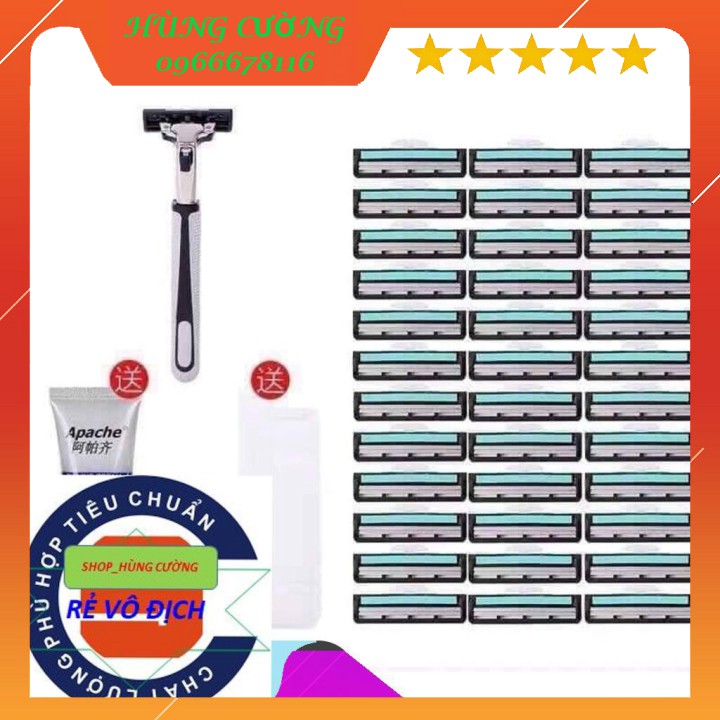 Set bàn cạo và Dao cạo râu 36 lưỡi cao cấp