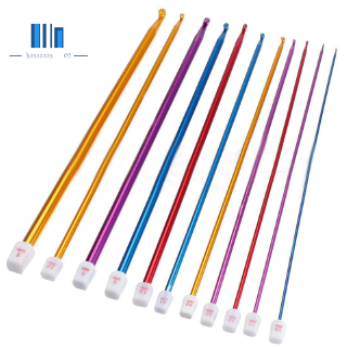 Set 11 kim móc len bằng nhôm dài 27cm 2-8mm