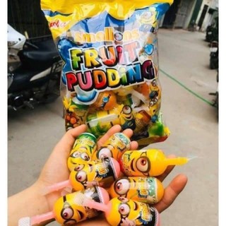 Combo 3 gói Thạch pudding vị trái cây Minion Smallons