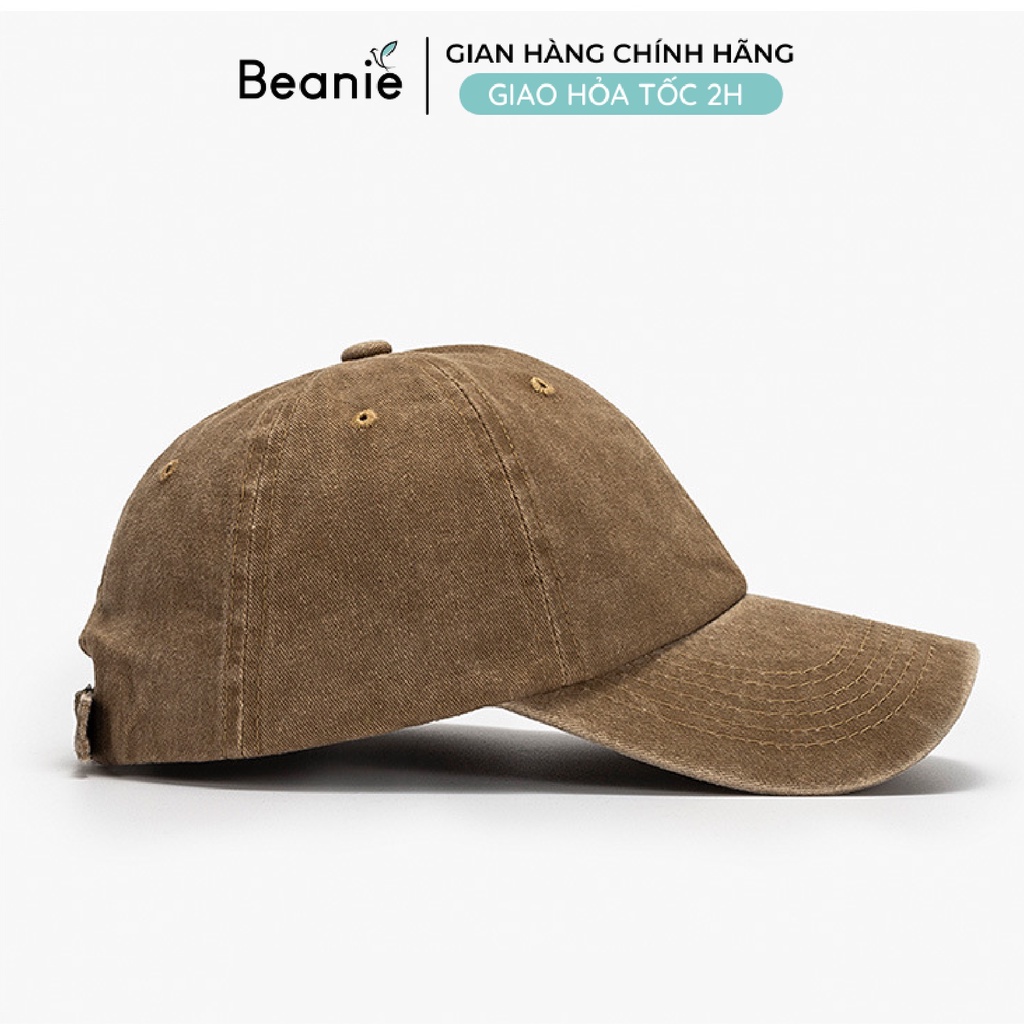 Mũ Lưỡi Trai Trơn BEANIE Unisex Nam Nữ Phong Cách Hàn Quốc, Nón Kết Vải Kaki Cao Cấp Ulzzang Đẹp Nhiều Màu Đen Be LT05