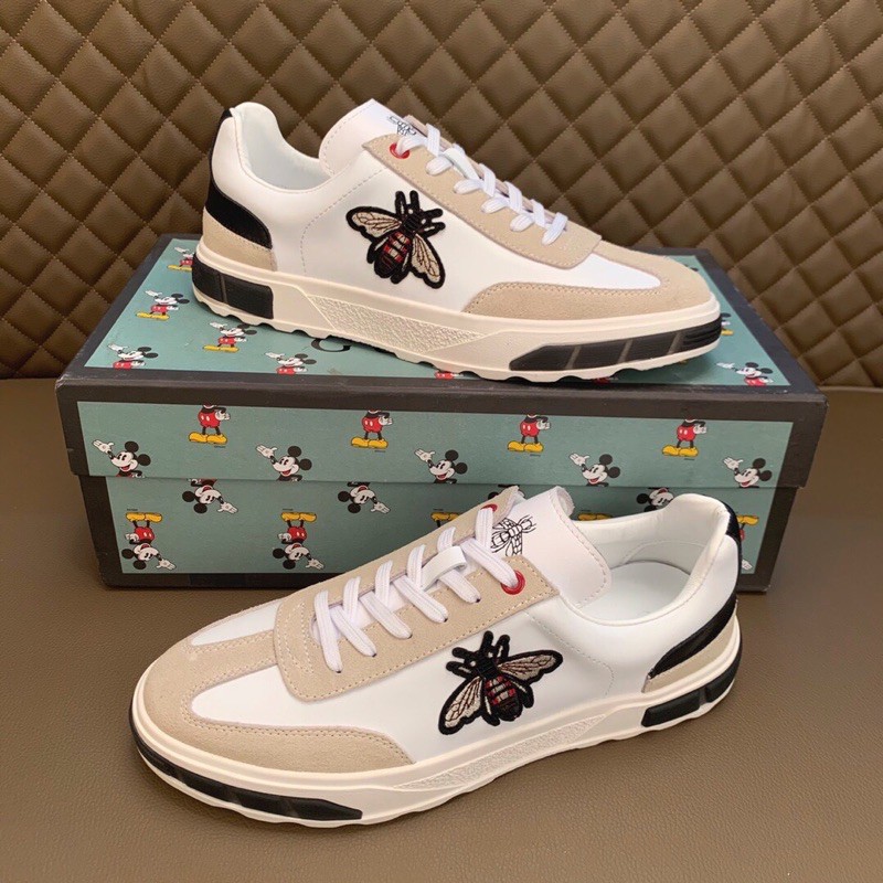 Giày thể thao/sneaker nam Gucci GG da thật cao cấp mẫu mới phong cách