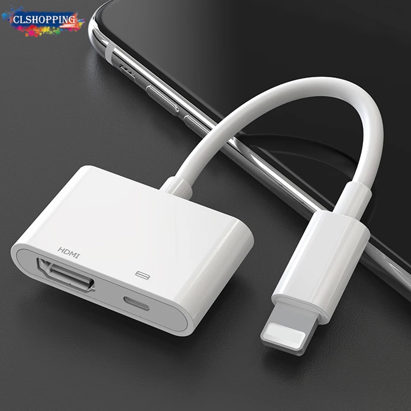 Đầu Chuyển Đổi Cổng Lightning Sang HDMI 1080p Chất Lượng Cao Cho Iphone Ipad Sang TV HD