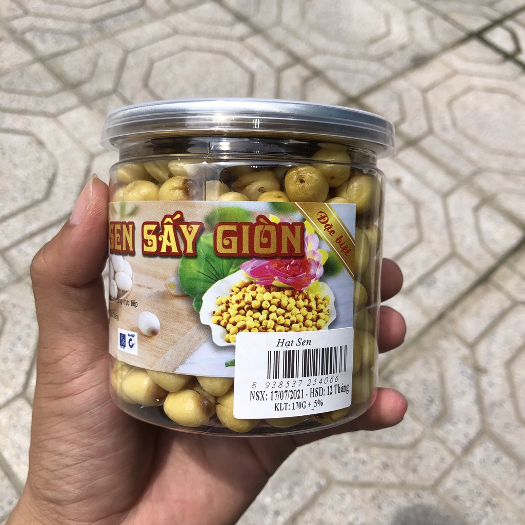 170g hạt sen sấy giòn cho người ăn kiêng và giảm cân ĂN VẶT IMINT FOOD