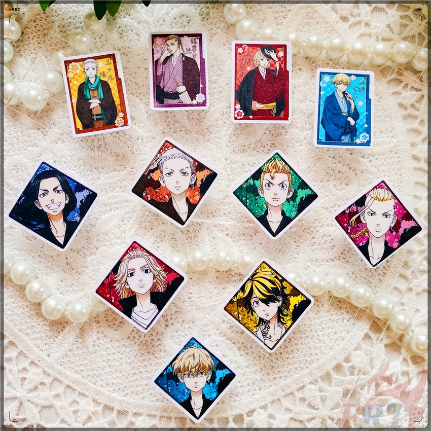 ★★★ Tokyo Revengers Q-5 Mini Diary Manual Stickers ★★★ 40Pcs/Set Anime DIY Fashion Scrapbooks Album Decor Decals Stickers
