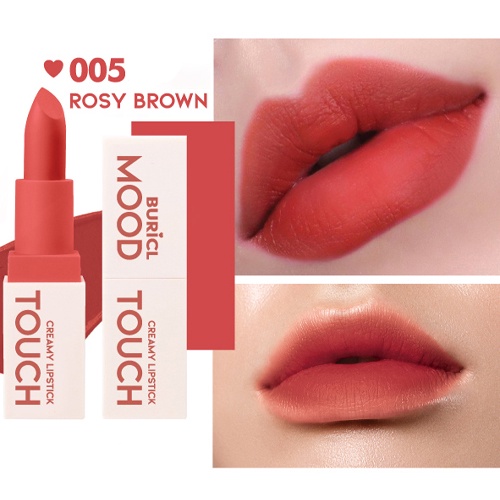 //LUXUBU// Son lì lâu trôi nhiều màu trẻ trung Buricl Mood Touch Creamy Lipstick / COCOLAND | BigBuy360 - bigbuy360.vn