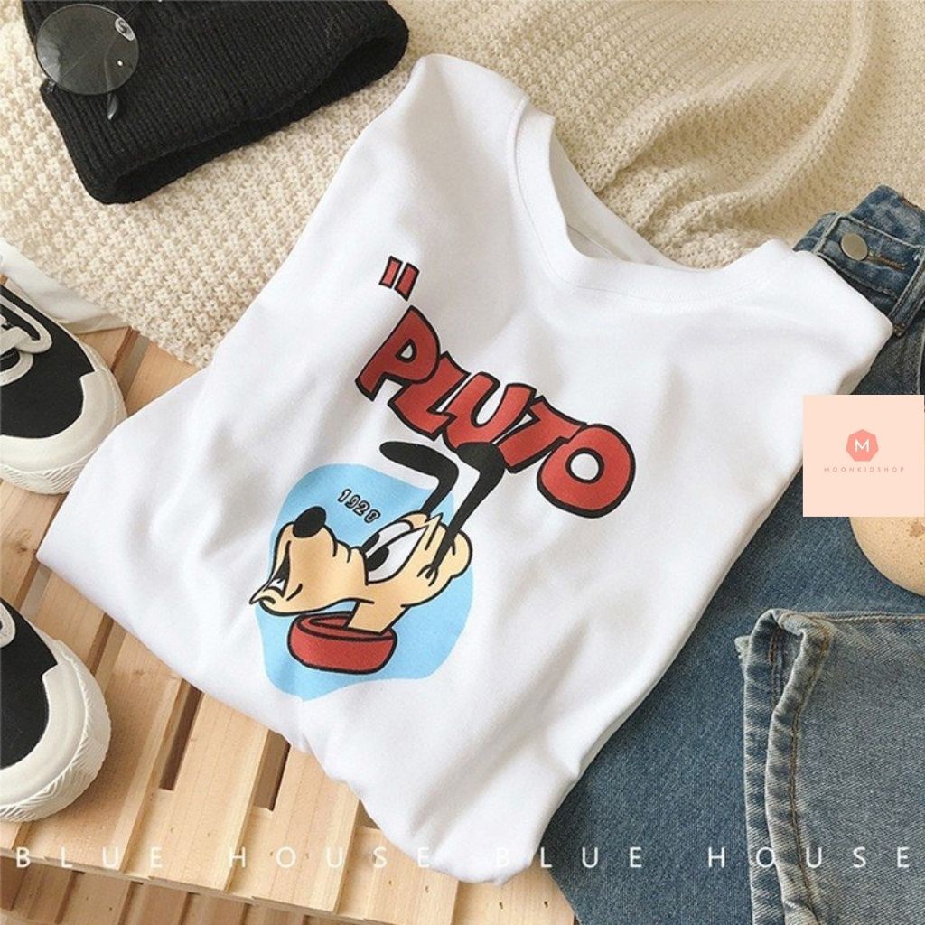 Áo Thun Trơn Cho Bé️Siêu Họa Tiết Donal Duck,Pluto,áo cộc Mickey cho bé,áo phông bé trai,áo phông trẻ em từ 6-20kg