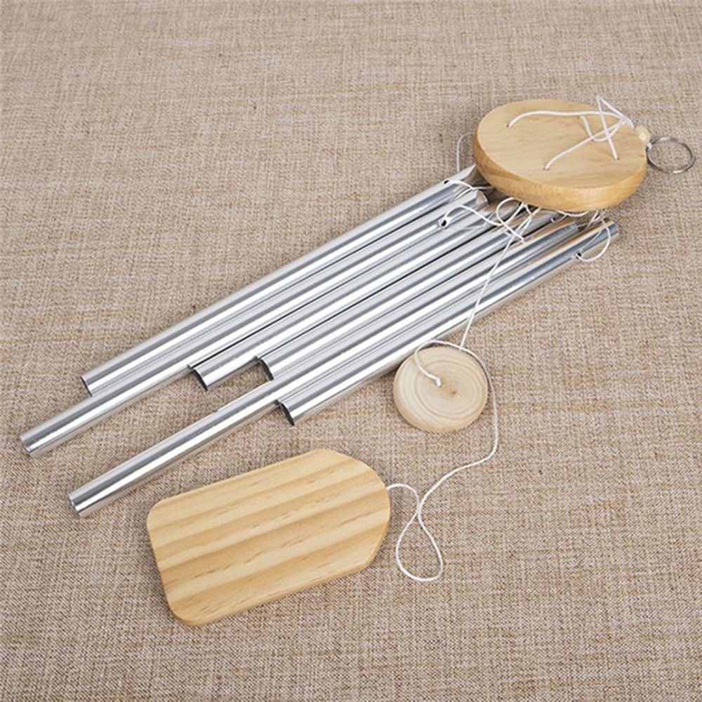 Chuông Gió Treo Trang Trí Bằng Gỗ Và Kim Loại Phong Cách Retro