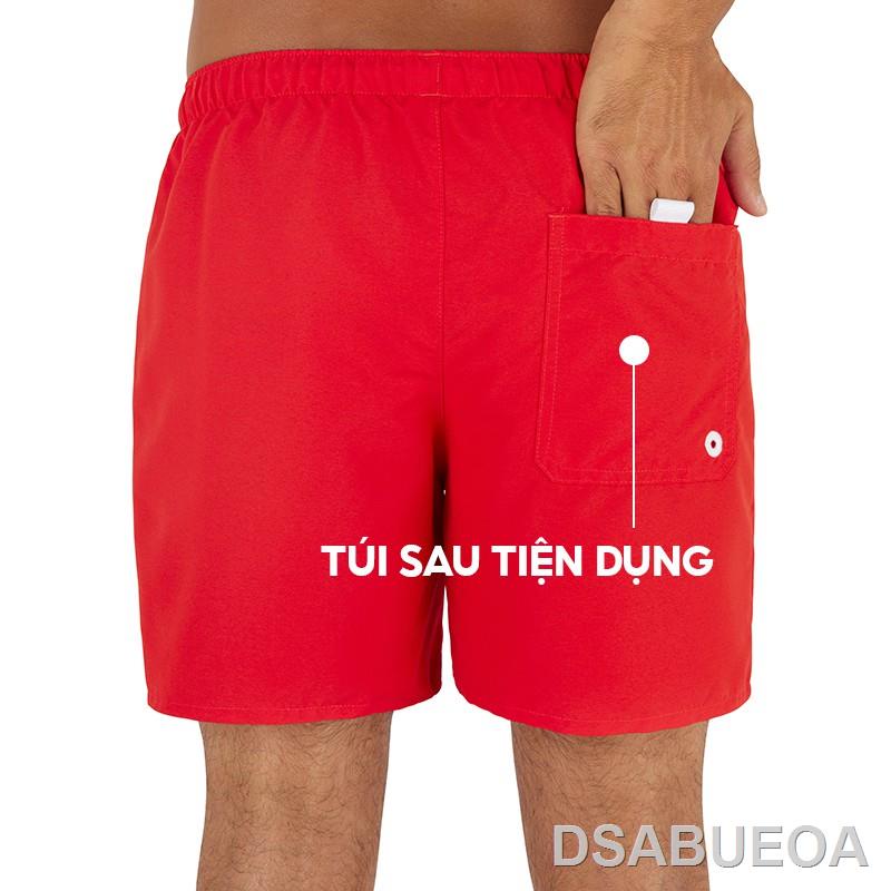 ♞Quần thể thao nam Decathlon OLAIAN hendaia đi biển - đỏ | BigBuy360 - bigbuy360.vn