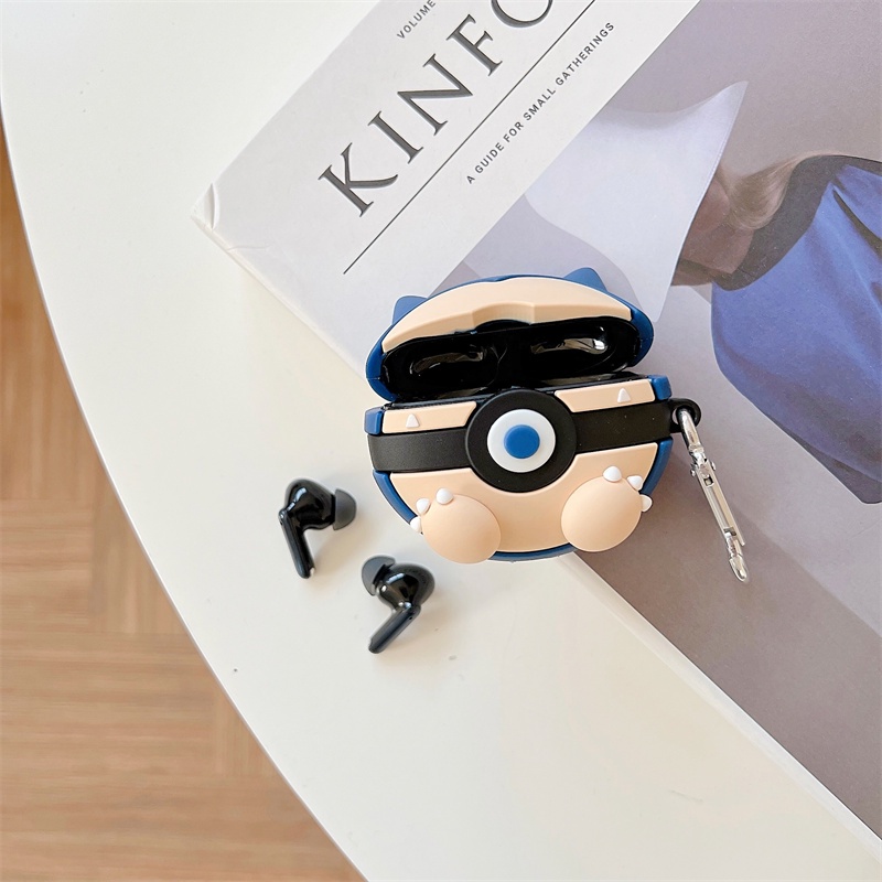 Vỏ Bảo Vệ Hộp Sạc Tai Nghe bluetooth Không Dây OPPO ENCO X Bằng Silicon Mềm Họa Tiết Hoạt Hình 3D Dễ Thương