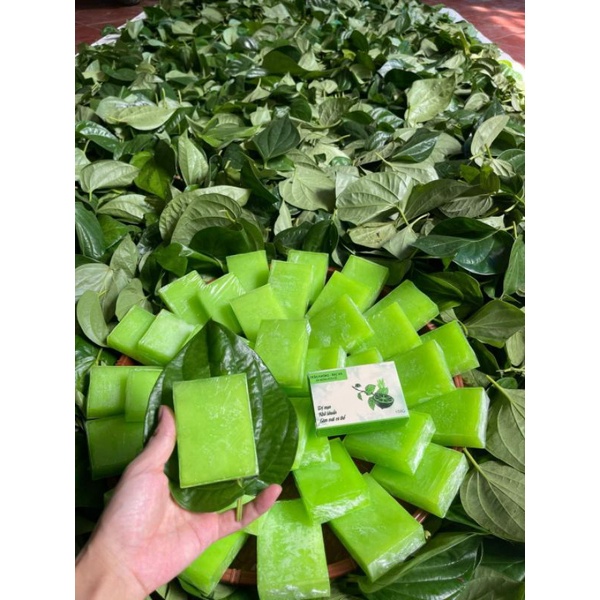 Xà bông trầu không bạc hà 100gr - giảm mùi mồ hôi cơ thể, giảm mụn