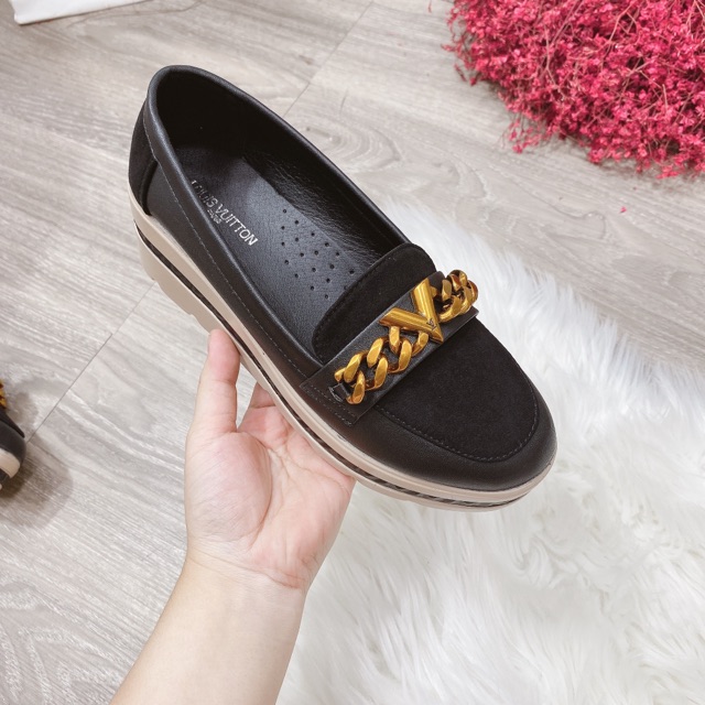 Giày slip on đế xuồng quai xích ngang spsl fullbox