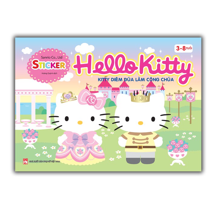 Sách - Hello Kitty - Kitty diêm dúa làm công chúa